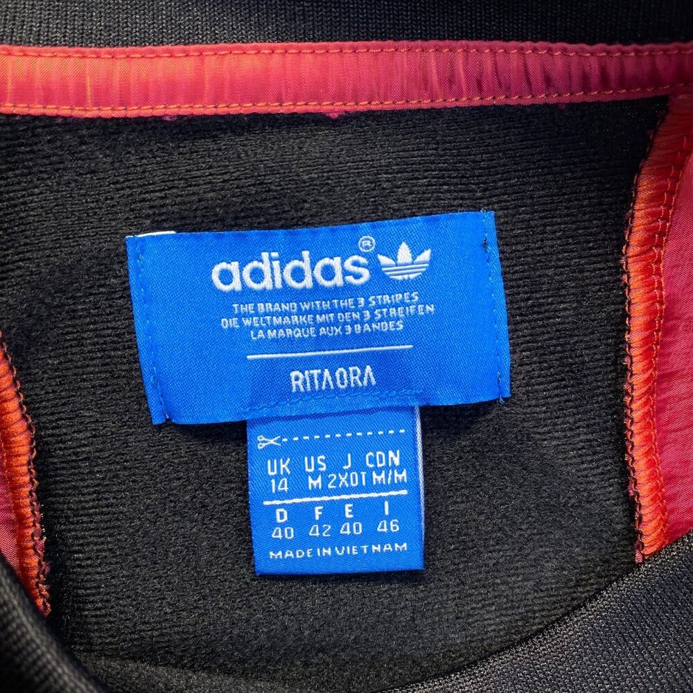 Adidas Originals Rita Ora Space Shifter Iridescent Holographic Crew Neck Size M - Picture 4 of 12